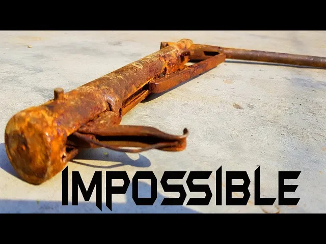 ancient handmade airgun restoration